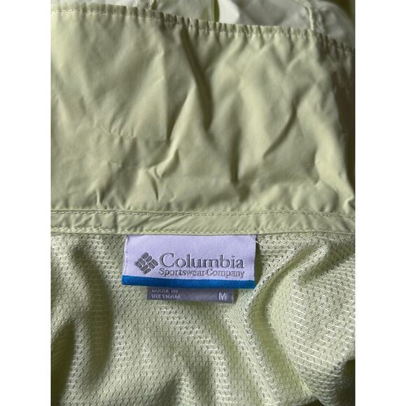 Columbia Omni Shield Highlighter Windbreaker size Medium with Hood - Picture 4 of 7